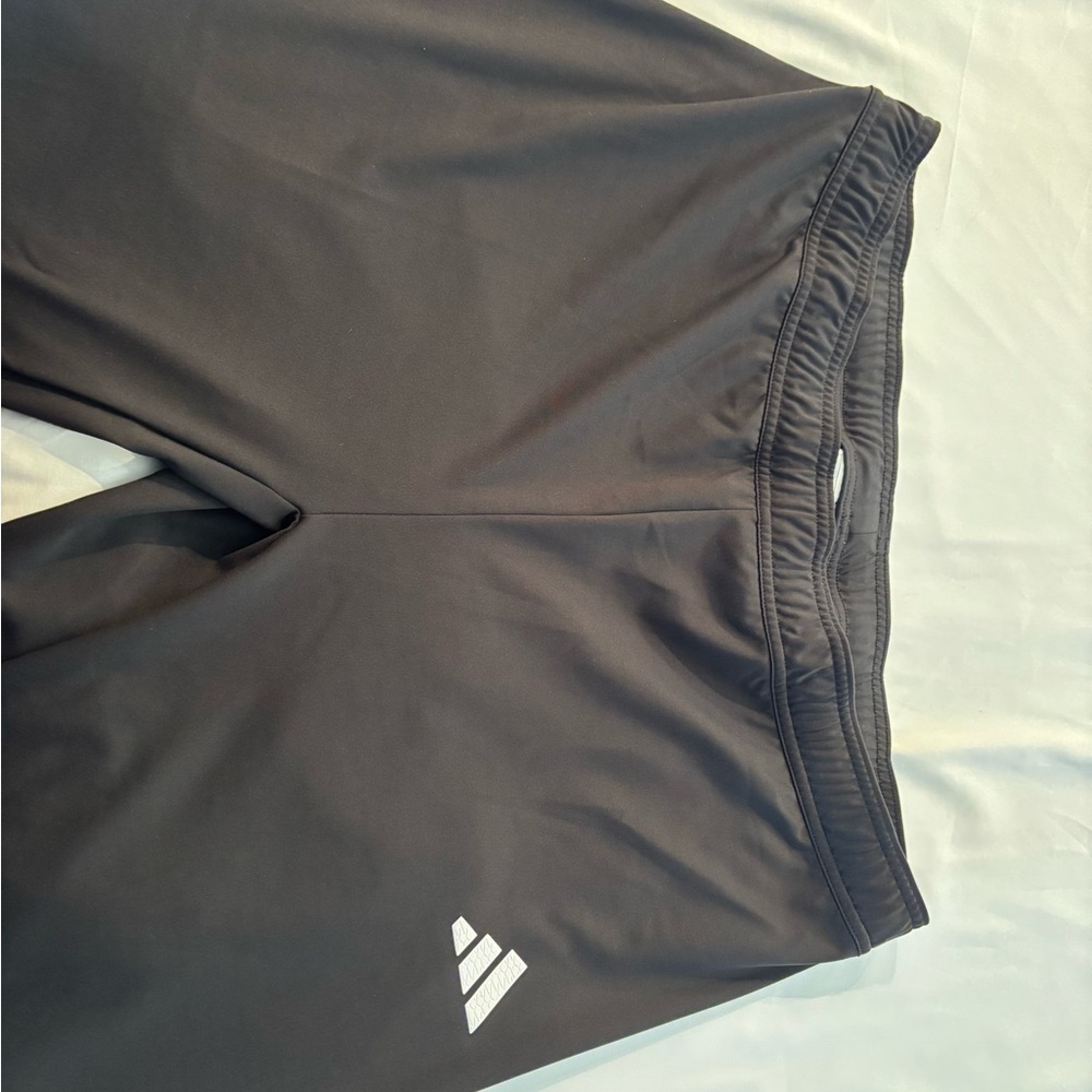 Adidas Black and White Leggings with Iconic Stripes - Picture 3 of 5